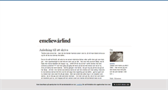 Desktop Screenshot of emeliewarlind.blogg.se