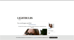 Desktop Screenshot of lightbulbs.blogg.se