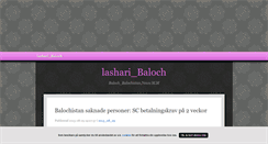Desktop Screenshot of lashari.blogg.se