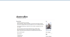 Desktop Screenshot of dontswallow.blogg.se