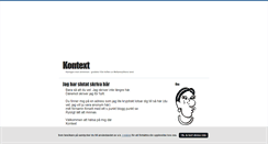 Desktop Screenshot of kontext.blogg.se