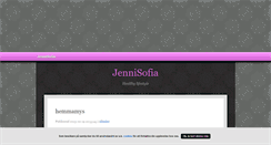 Desktop Screenshot of jennisofia.blogg.se