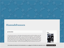 Tablet Screenshot of hannahfransen.blogg.se