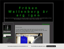 Tablet Screenshot of frokenwallenbergsangrydiary.blogg.se