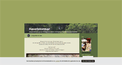 Desktop Screenshot of havetstormar.blogg.se