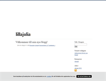 Tablet Screenshot of lillajulia.blogg.se