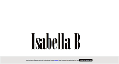 Desktop Screenshot of isabellaoliviabjorklund.blogg.se