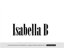 Tablet Screenshot of isabellaoliviabjorklund.blogg.se