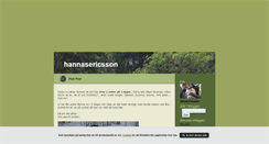Desktop Screenshot of hannasericsson.blogg.se