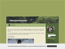 Tablet Screenshot of hannasericsson.blogg.se