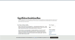 Desktop Screenshot of fagelfiskochmittimellan.blogg.se