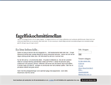 Tablet Screenshot of fagelfiskochmittimellan.blogg.se