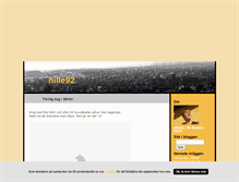 Tablet Screenshot of nille92.blogg.se