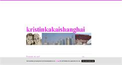 Desktop Screenshot of kristinkakaishanghai.blogg.se