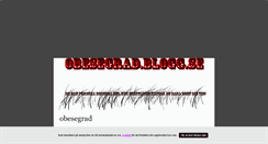 Desktop Screenshot of obesegrad.blogg.se