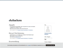 Tablet Screenshot of ekebackens.blogg.se