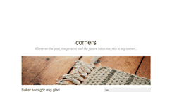 Desktop Screenshot of corners.blogg.se