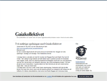 Tablet Screenshot of gaiakollektivet.blogg.se