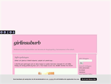 Tablet Screenshot of girlinsuburb.blogg.se