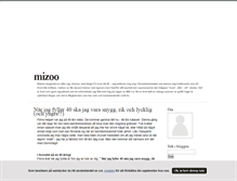 Tablet Screenshot of mizoo.blogg.se