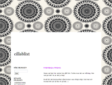 Tablet Screenshot of cillablixt.blogg.se