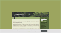 Desktop Screenshot of golfklubben.blogg.se