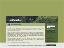 Tablet Screenshot of golfklubben.blogg.se