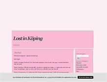 Tablet Screenshot of lostinkoping.blogg.se