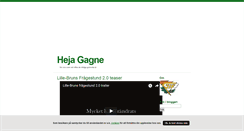 Desktop Screenshot of hejagagne.blogg.se