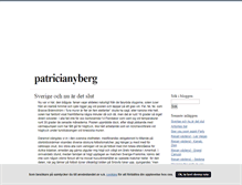 Tablet Screenshot of patricianyberg.blogg.se