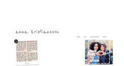 Desktop Screenshot of annakristiansson.blogg.se