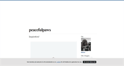 Desktop Screenshot of peacefulpaws.blogg.se