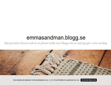 Tablet Screenshot of emmasandman.blogg.se