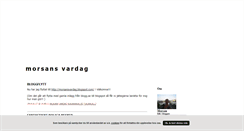 Desktop Screenshot of morsansvardag.blogg.se