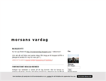 Tablet Screenshot of morsansvardag.blogg.se
