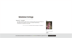Desktop Screenshot of blommorokryp.blogg.se