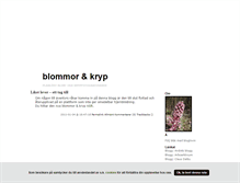 Tablet Screenshot of blommorokryp.blogg.se