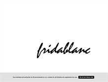 Tablet Screenshot of fridablanc.blogg.se