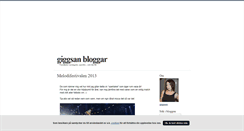 Desktop Screenshot of giggsan.blogg.se