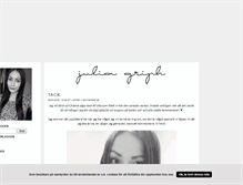 Tablet Screenshot of julias.blogg.se
