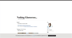 Desktop Screenshot of nothingglamorous.blogg.se