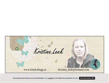 Tablet Screenshot of kleek.blogg.se
