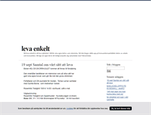 Tablet Screenshot of levaenkelt.blogg.se