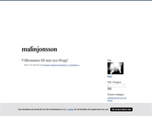 Tablet Screenshot of malinjonsson.blogg.se