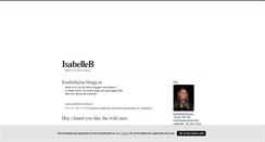 Desktop Screenshot of issabelleb.blogg.se