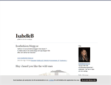 Tablet Screenshot of issabelleb.blogg.se