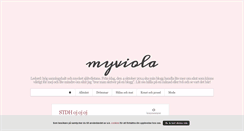 Desktop Screenshot of myviola.blogg.se