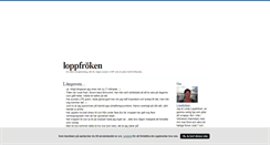 Desktop Screenshot of loppfroken.blogg.se