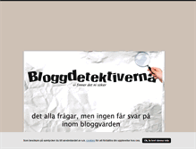 Tablet Screenshot of bloggdetektiverna.blogg.se