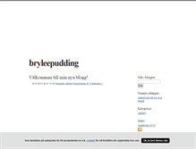 Tablet Screenshot of bryleepudding.blogg.se